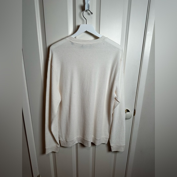 Vince Men's Cream Crewneck Sweater - Picture 10 of 12